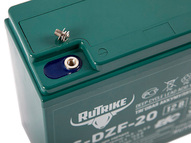 Свинцово-кислотный тяговый гелевый аккумулятор RuTrike 6-DZF-20 (12V20A/H C2)