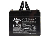 Тяговый аккумулятор RuTrike 6-F-33 (12V33A/H C20)